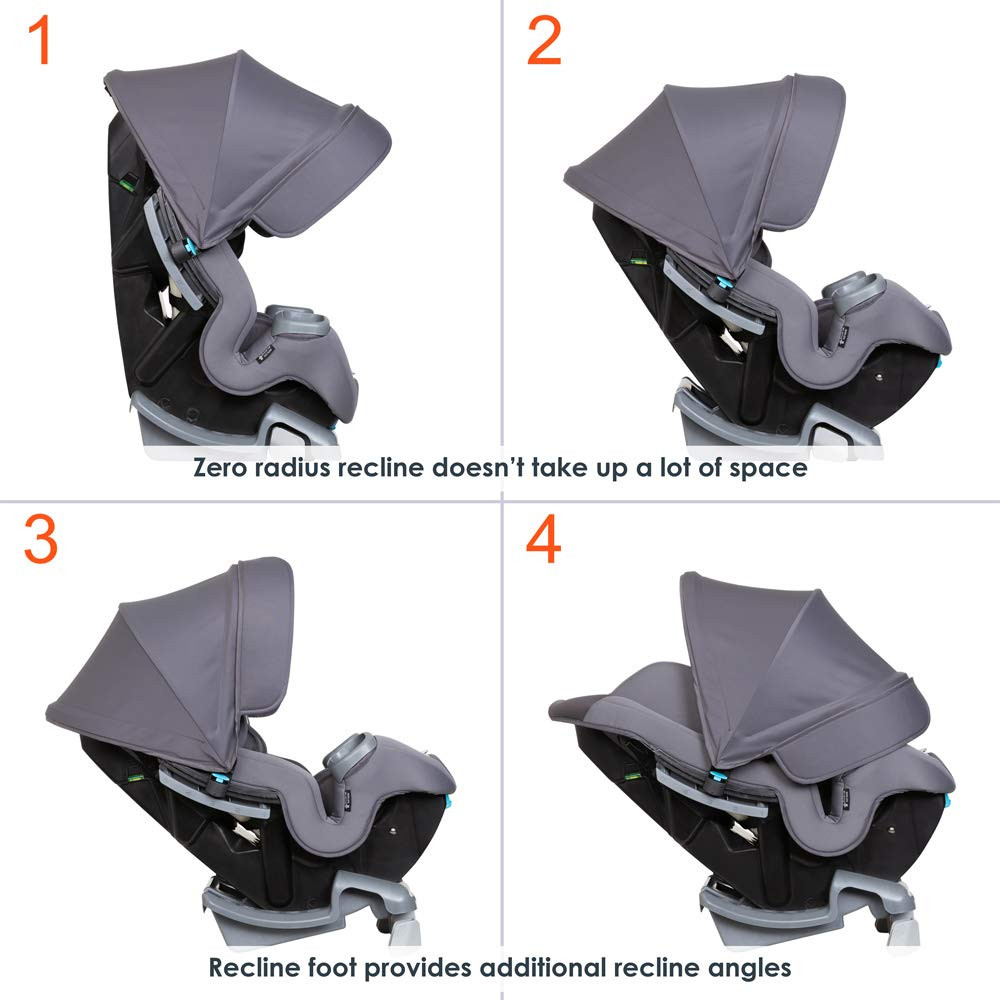 Baby Trend Cover Me™ 4-in-1 Convertible Car Seat, Vespa – Built-in Canopy, 4-Stage Growth System, Pl Richmond - photo 7