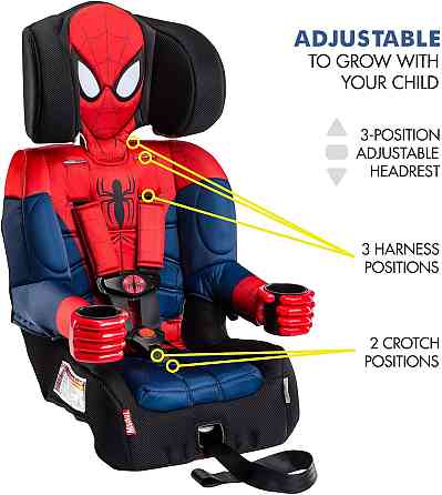 KidsEmbrace 2-in-1 Car Seat | Forward-Facing Harness (26.5–65 lbs) & Booster Mode (40–100 lbs) | Lat Richmond