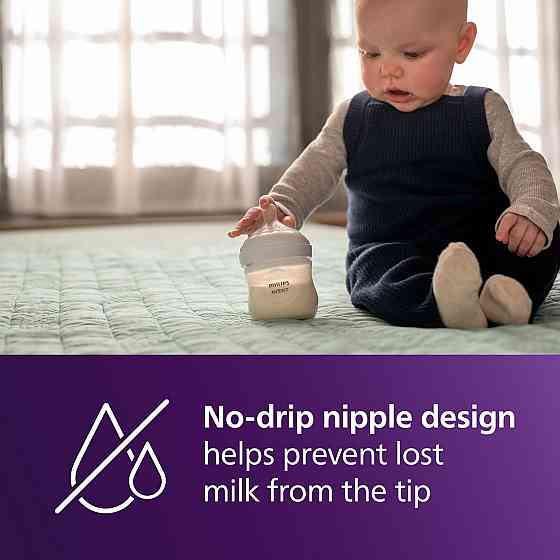 Philips Avent Natural Baby Bottles with Natural Response Nipples (Slow Flow, Flow 2), 4oz, 4-Pack, S Richmond