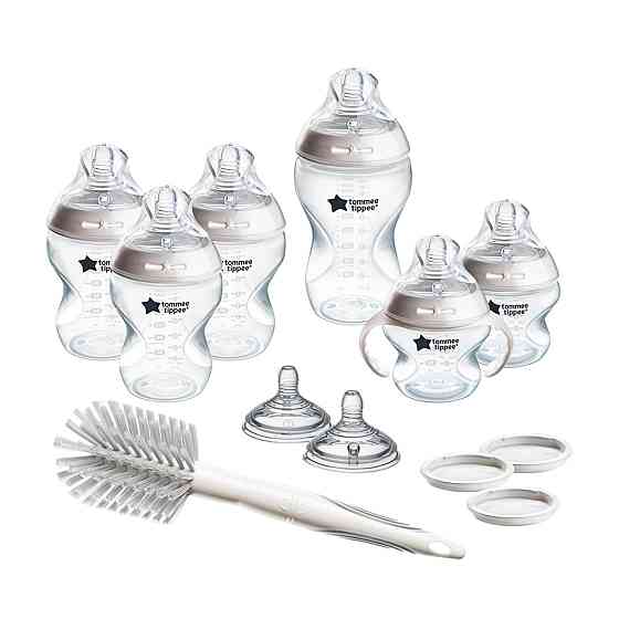Tommee Tippee Natural Start 12 Piece BPA Free Bottle Set, Includes 2 x 5 oz, 3 x 9 oz, 1 x 11 oz Bot
