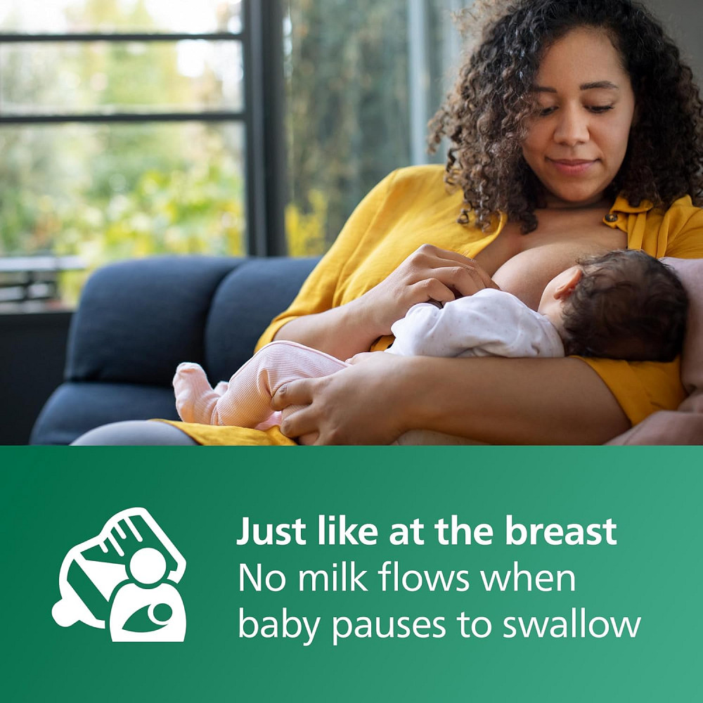 Philips Avent Natural Glass Baby Bottles with Natural Response Nipples (Slow Flow, Flow 2), 4oz, 4-P Richmond - photo 5