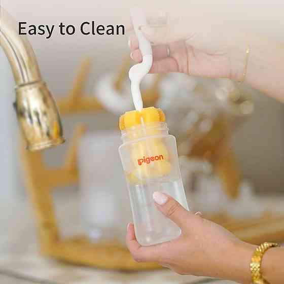 Pigeon PP Nursing Bottle Wide Neck, Anti-Colic, Streamlined Body, Natural Feel, Easy to Clean, 5 Oz  Richmond