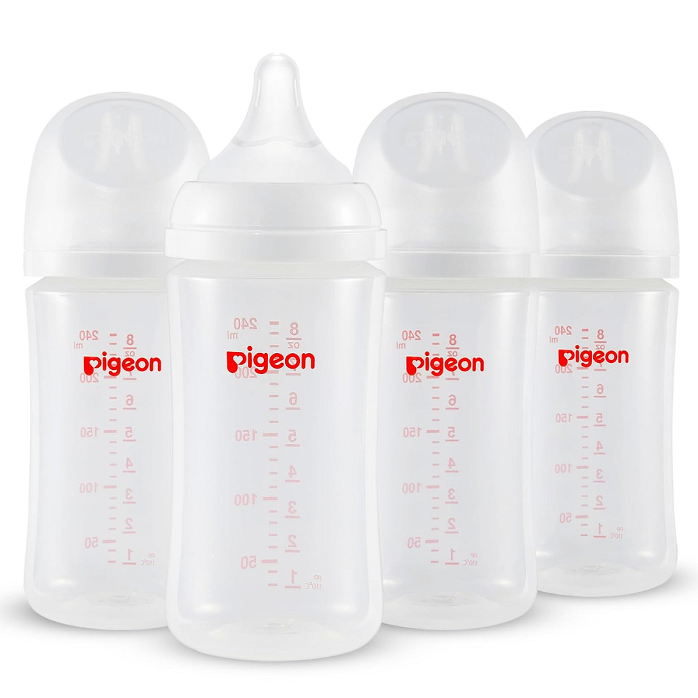 Pigeon PP Nursing Bottle Wide Neck, Anti-Colic, Streamlined Body, Natural Feel, Easy to Clean, 8.1 O Richmond - photo 1