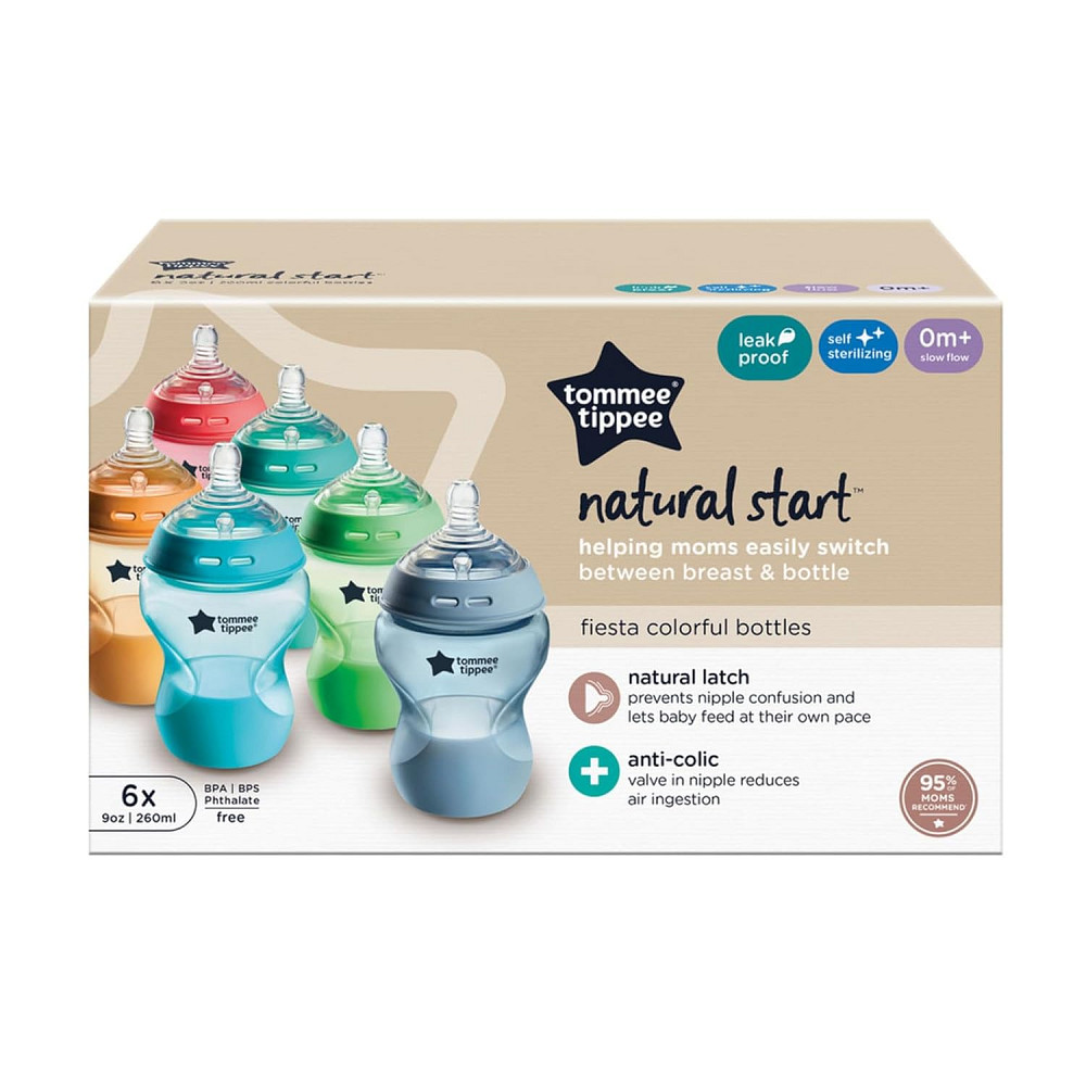 Tommee Tippee Natural Start Anti-Colic 9 oz BPA Free Baby Bottles, 0+ Months, Slow Flow Breast-Like  Richmond - photo 9