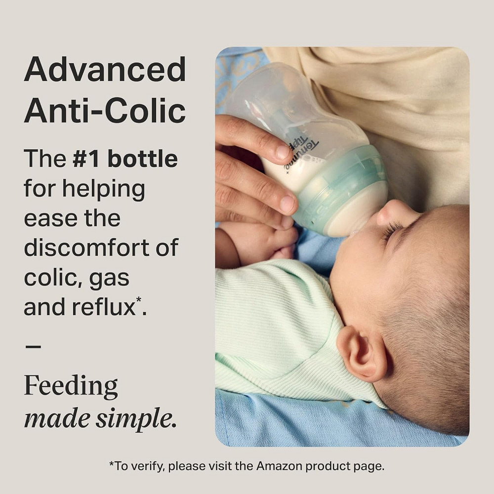 Tommee Tippee Natural Start Anti-Colic 5 oz BPA Free Baby Bottles, 0+ Months, Slow Flow Breast-Like  Richmond - photo 2