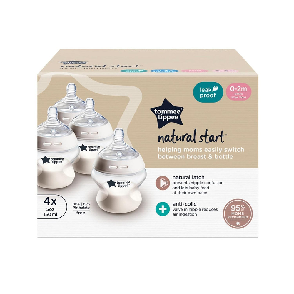 Tommee Tippee Natural Start Anti-Colic 5 oz BPA Free Baby Bottles, 0+ Months, Slow Flow Breast-Like  Richmond - photo 8