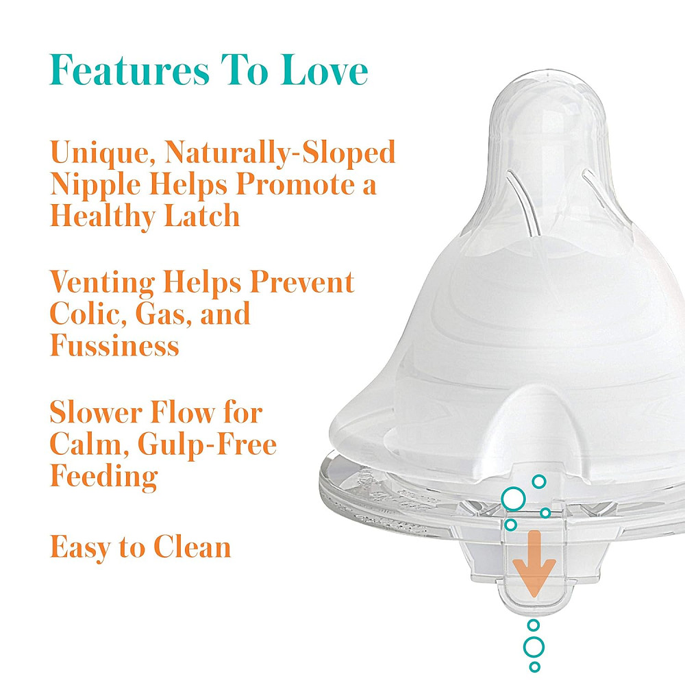 Evenflo Feeding Premium Proflo Venting Balance Plus Wide Neck Baby, Newborn and Infant Bottles - Dev Richmond - photo 6