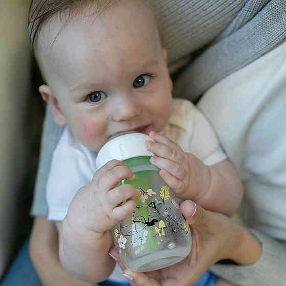 Dr. Brown's Anti-Colic Options+ Wide-Neck Baby Bottle Designer Edition Bottles, Woodland Decos, 5 oz Richmond