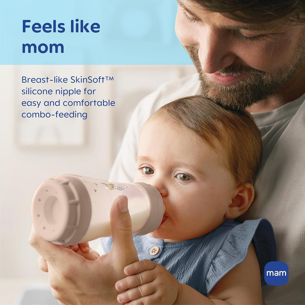 MAM 5oz Easy Start Anti-Colic+ Wide Neck Vented Baby Bottle, Slow Flow Breastfeeding-Like Nipple, Re Richmond - photo 10