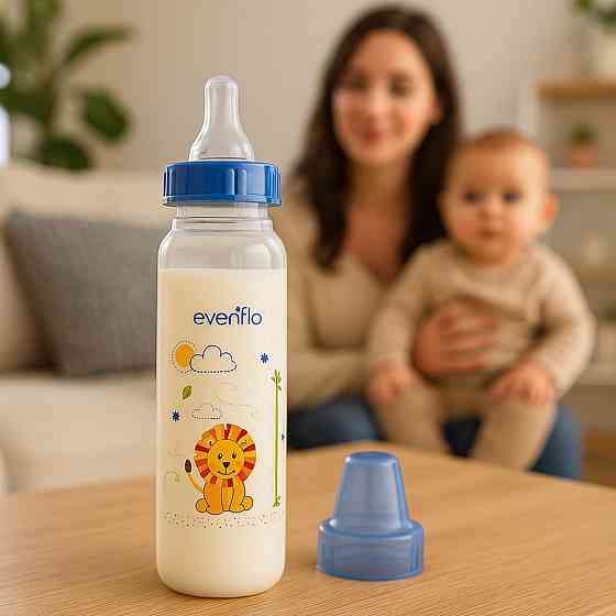 Classic Prints Polypropylene Bottles for Baby, Infant and Newborn - Blue/Green/Teal, 8 Ounce (Pack o Richmond