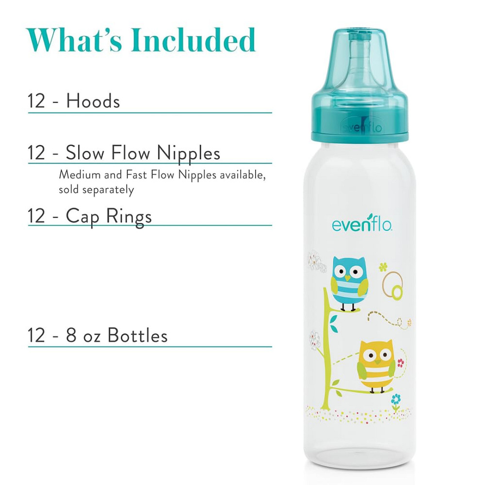 Classic Prints Polypropylene Bottles for Baby, Infant and Newborn - Blue/Green/Teal, 8 Ounce (Pack o Richmond - photo 6