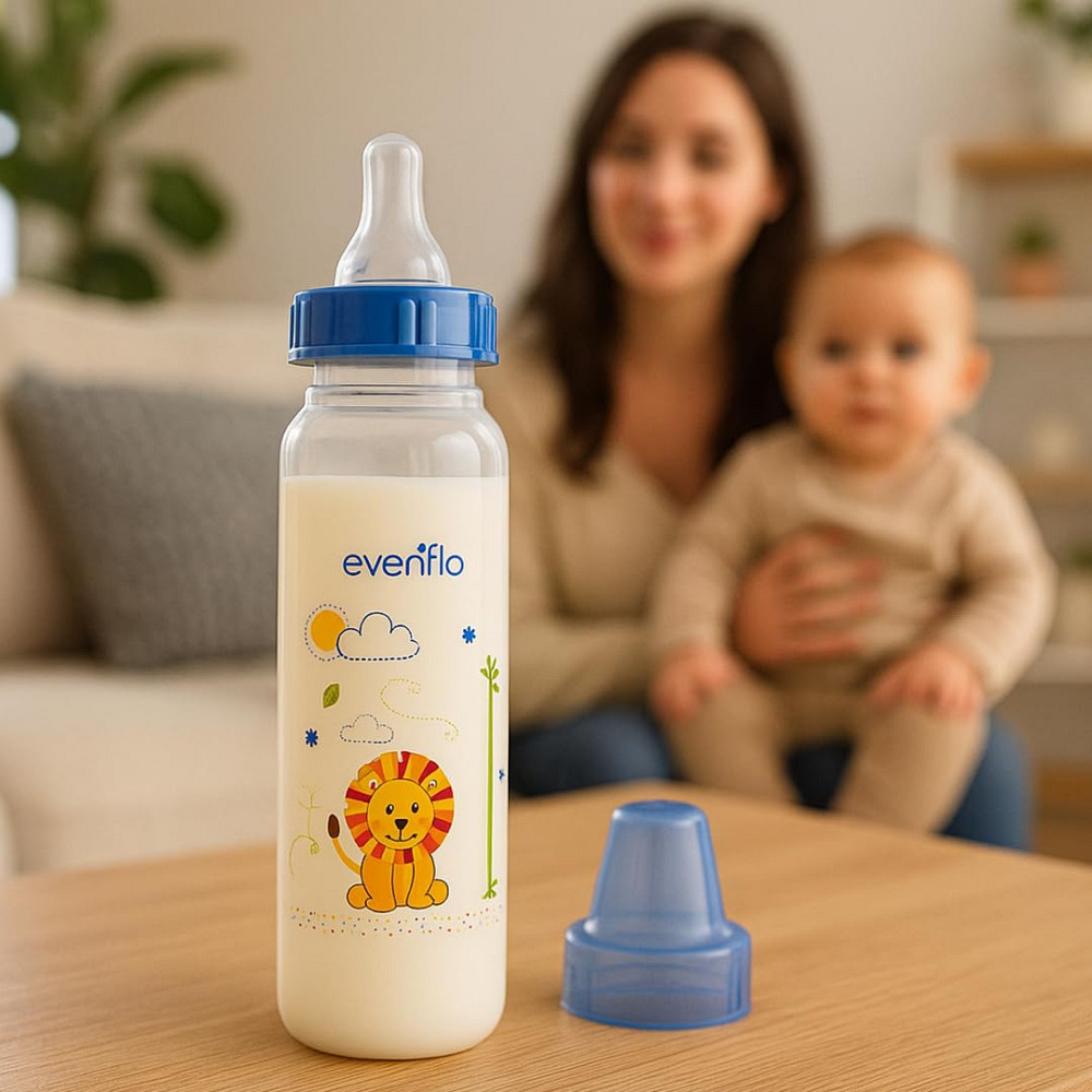 Classic Prints Polypropylene Bottles for Baby, Infant and Newborn - Blue/Green/Teal, 8 Ounce (Pack o Richmond - photo 2