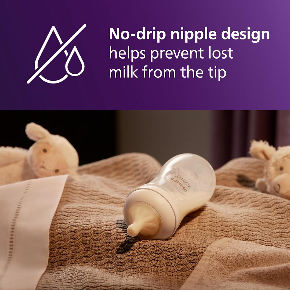Philips Avent Natural Response Baby Gift Set - 3X 4oz Bottles with Slow Flow Nipple (Level 2), 2X 9o Richmond - photo 5
