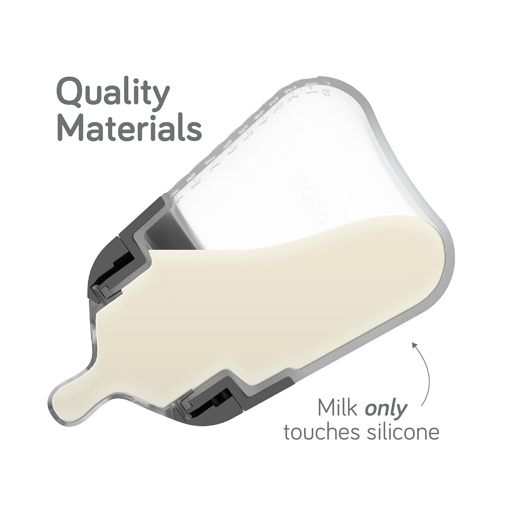 Nanobebe Flexy Silicone Baby Bottle, Anti-Colic, Natural Feel, Non-Collapsing Nipple, Non-Tip Stable Richmond - photo 2