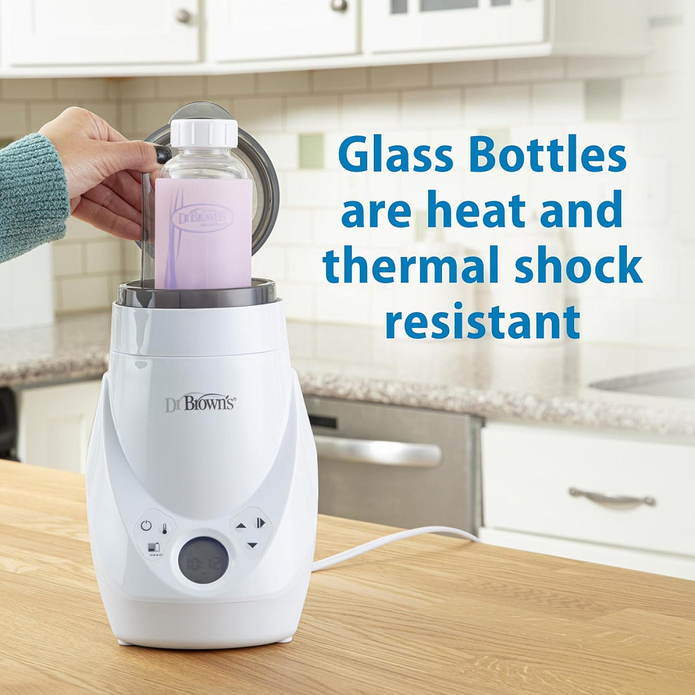 Dr. Brown's Anti-Colic Options+ Narrow Glass Baby Bottle with Level 1 Slow Flow Nipple, BPA-Free, 4  Richmond - photo 4