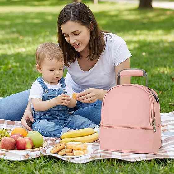 Portable Insulated Breast Milk Backpack Large Capacity for Nursing Moms Travel Ready Breastfeeding B Richmond