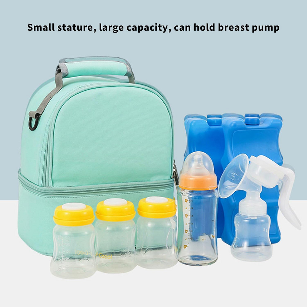 Portable Insulated Breast Milk Backpack Large Capacity for Nursing Moms Travel Ready Breastfeeding B Richmond - photo 4