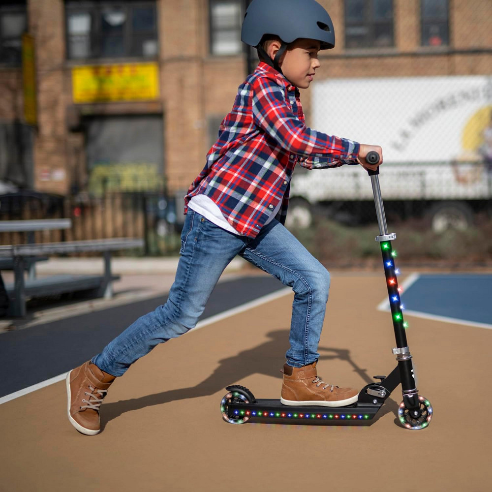 Jetson Jupiter Kids 2-Wheel Light-Up Kick Scooter, LED Lights on Handlebar, Stem, Wheels & Deck, Adj Richmond - photo 8