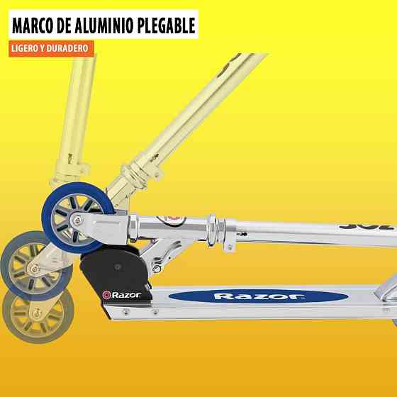 Razor A Kick Scooter for Kids - Lightweight, Foldable, Aluminum Frame, and Adjustable Handlebars Richmond
