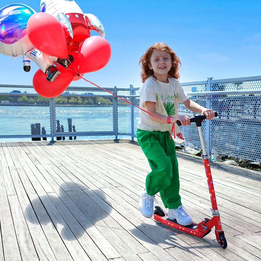 Jetson Jupiter Kids 2-Wheel Light-Up Kick Scooter, LED Lights on Handlebar, Stem, Wheels & Deck, Adj Richmond - photo 7