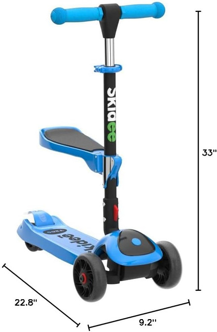 SKIDEE Kick Scooter for Kids Ages 3-5 | Foldable 3 Wheel Scooter with Lean-to-Steer, Adjustable Heig Richmond - photo 7