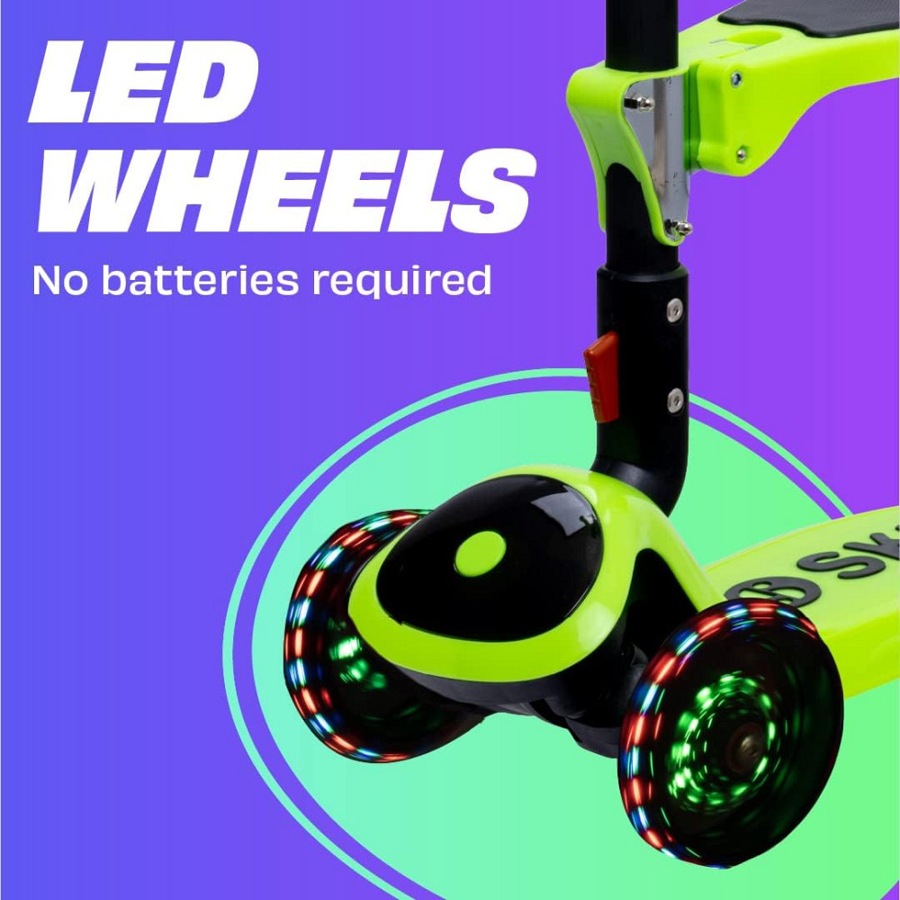 SKIDEE Kick Scooter for Kids Ages 3-5 | Foldable 3 Wheel Scooter with Lean-to-Steer, Adjustable Heig Richmond - photo 2