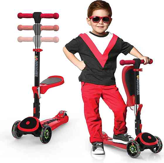 SKIDEE Kick Scooter for Kids Ages 3-5 | Foldable 3 Wheel Scooter with Lean-to-Steer, Adjustable Heig Richmond