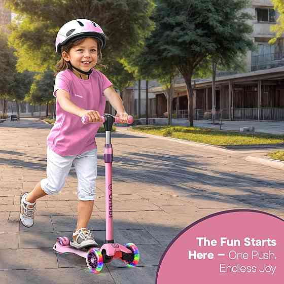 Dribbl 3-Wheel Kids Scooter - Lean-to-Steer Technology, Adjustable Height Handlebar, Wide Deck, Scoo Richmond