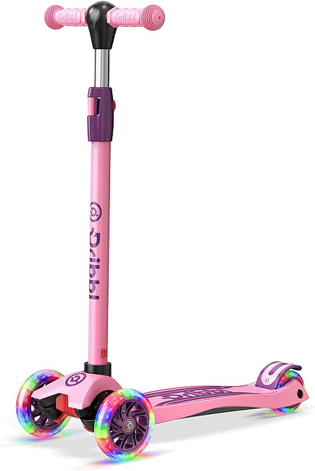 Dribbl 3-Wheel Kids Scooter - Lean-to-Steer Technology, Adjustable Height Handlebar, Wide Deck, Scoo Richmond - photo 1