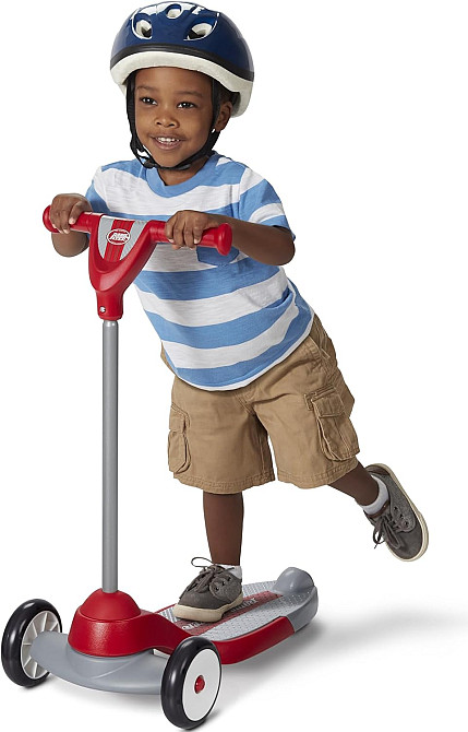 Radio Flyer My 1st Scooter, Red, For Kids 2-5 Years Old, Extra Wide Base for Balance, 2 Front Wheels Richmond - photo 1