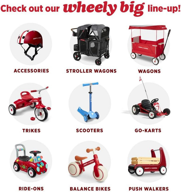 Radio Flyer My 1st Scooter, Red, For Kids 2-5 Years Old, Extra Wide Base for Balance, 2 Front Wheels Richmond - photo 7