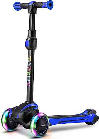 TONBUX Kids Scooter for Age 3-12, Toddler Scooter with 4 Adjustable Heights, Light Up 3-Wheels Scoot Richmond