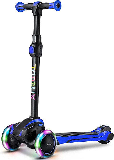 TONBUX Kids Scooter for Age 3-12, Toddler Scooter with 4 Adjustable Heights, Light Up 3-Wheels Scoot Richmond - photo 1