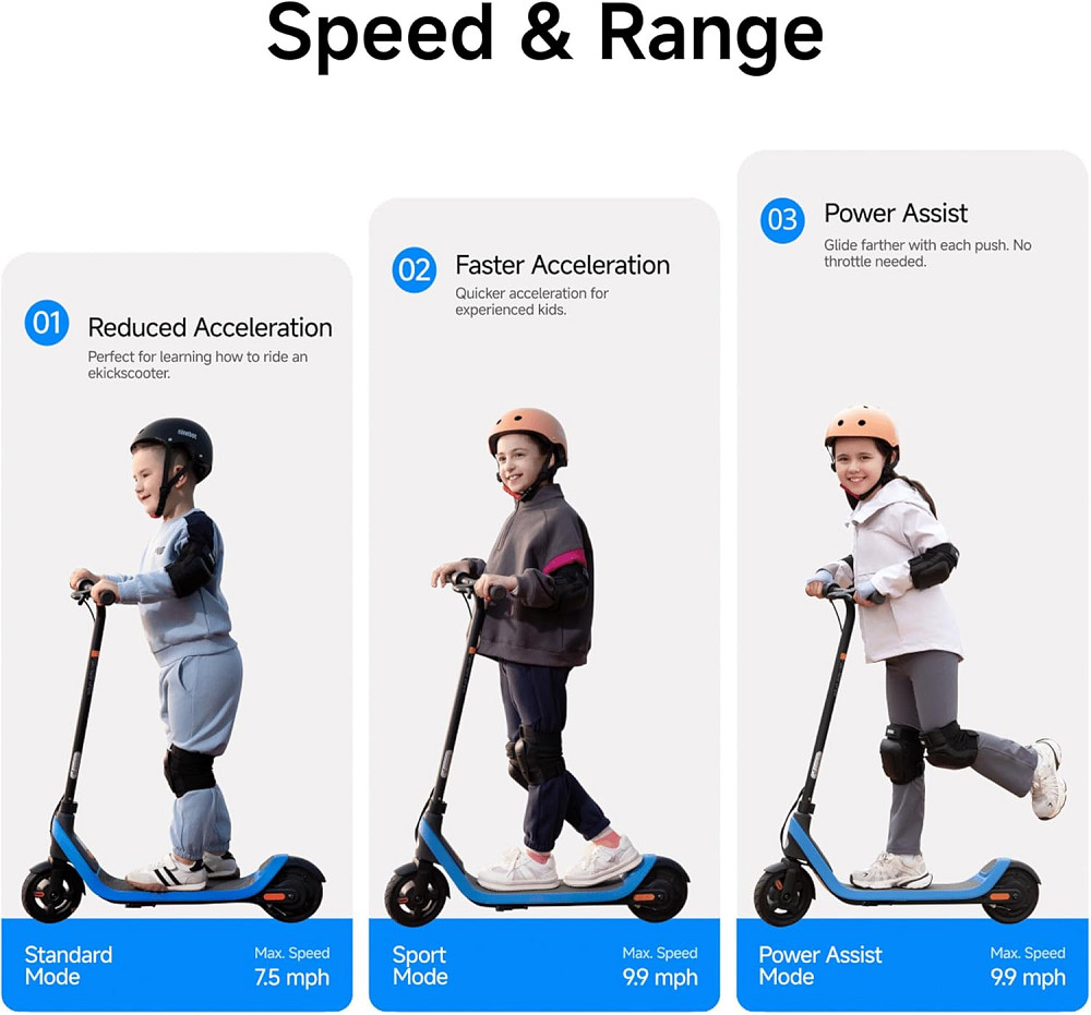 Segway Ninebot Kids eKickScooter, Kids Electric Scooter with Cruise Mode, Adjustable Handlebar Heigh Richmond - photo 5