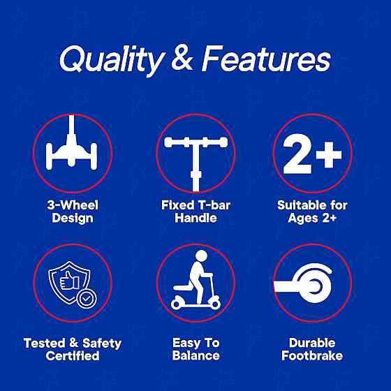 3 Wheel Scooter for Kids, Smooth Light Up LED Front Wheels, Wide Anti Slip Deck, Rear Foot Brake, Ea Richmond