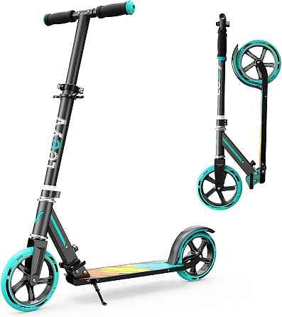 Scooter for Kids 6–12 & Adults, Max Load 240 LBS, Adjustable Height,Lightweight 2-Wheel, Foldable Ki Richmond