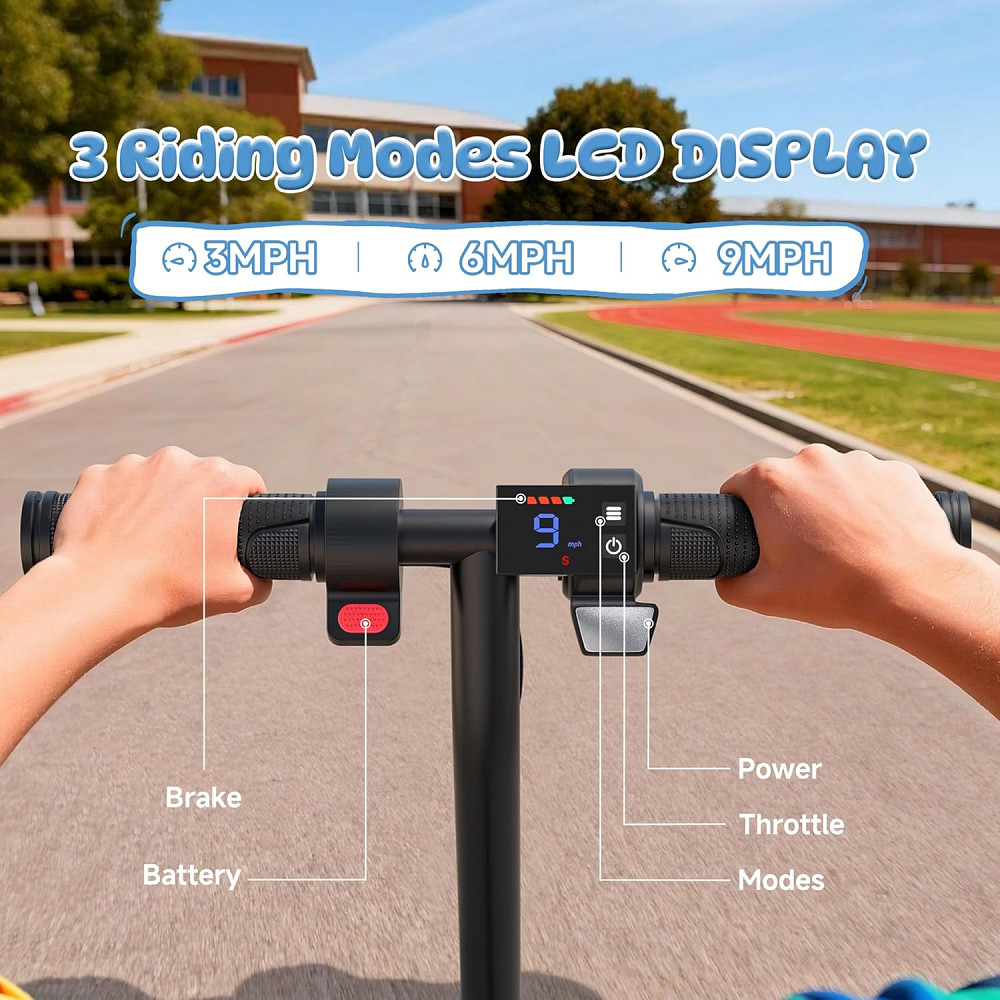 Aovowheel Electric Scooter for Adults, Folding E Scooter with 350W/500W Motor 16/24 Mph Top Speed, M Richmond - photo 6