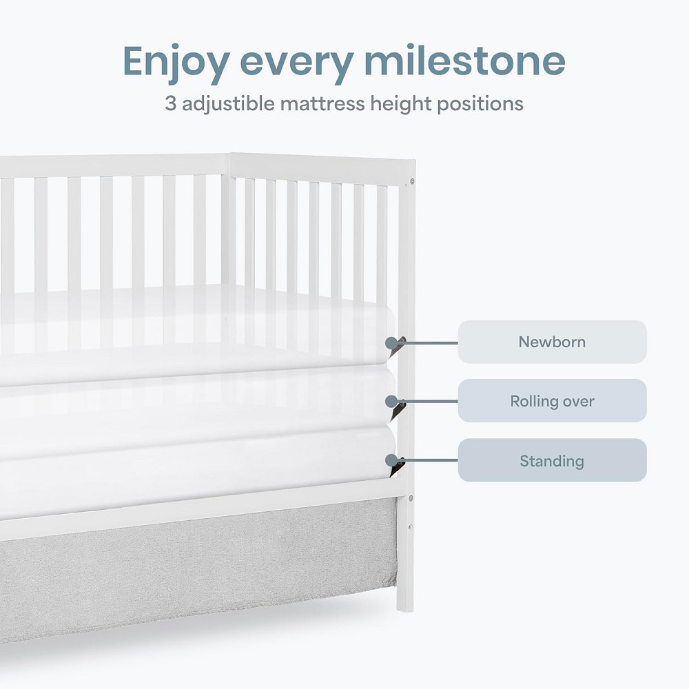 Dream On Me Synergy 5-in-1 Convertible Full-Size Baby Crib with Toddler, Day & Full Bed Conversion i Richmond - photo 6