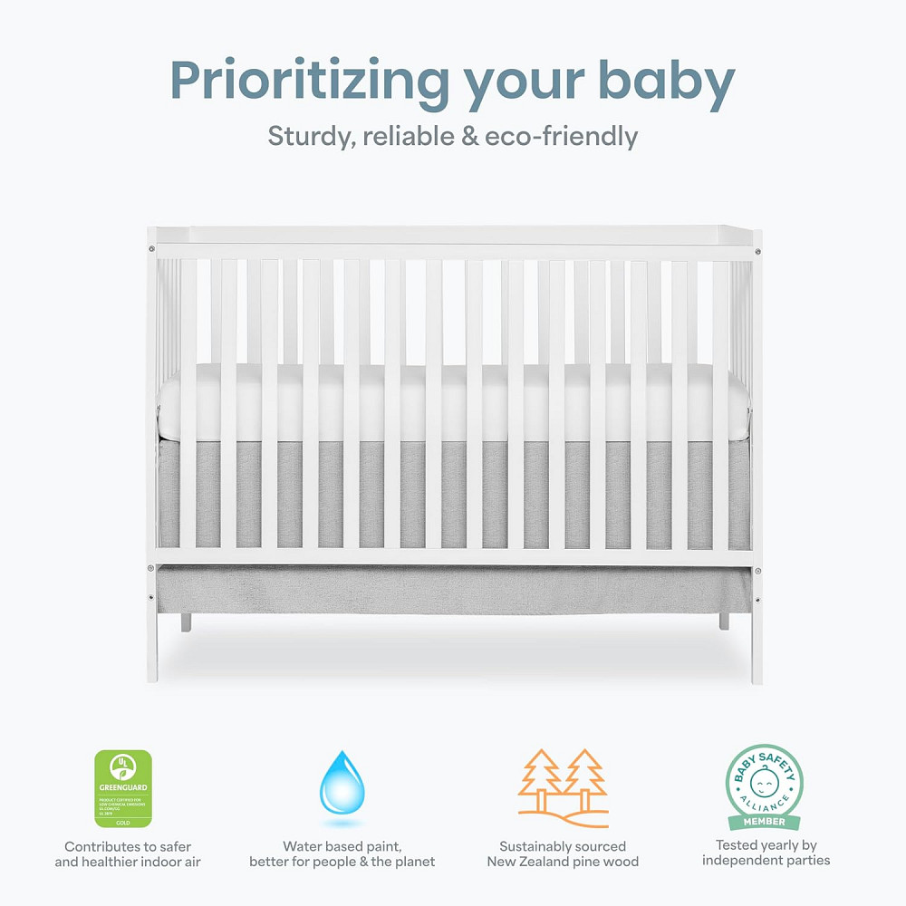 Dream On Me Synergy 5-in-1 Convertible Full-Size Baby Crib with Toddler, Day & Full Bed Conversion i Richmond - photo 5