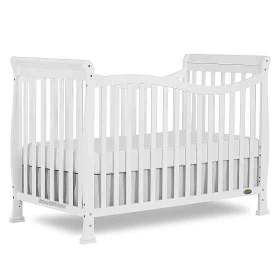 Dream On Me Violet 7-in-1 Convertible Full-Size Baby Crib with Toddler, Day & Full Bed Conversion in Richmond