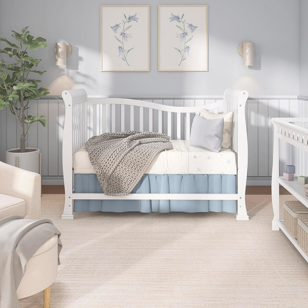 Dream On Me Violet 7-in-1 Convertible Full-Size Baby Crib with Toddler, Day & Full Bed Conversion in Richmond - photo 8
