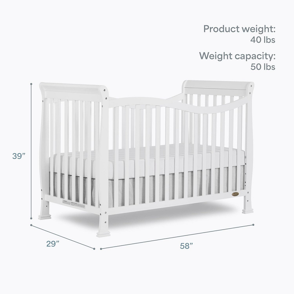 Dream On Me Violet 7-in-1 Convertible Full-Size Baby Crib with Toddler, Day & Full Bed Conversion in Richmond - photo 3