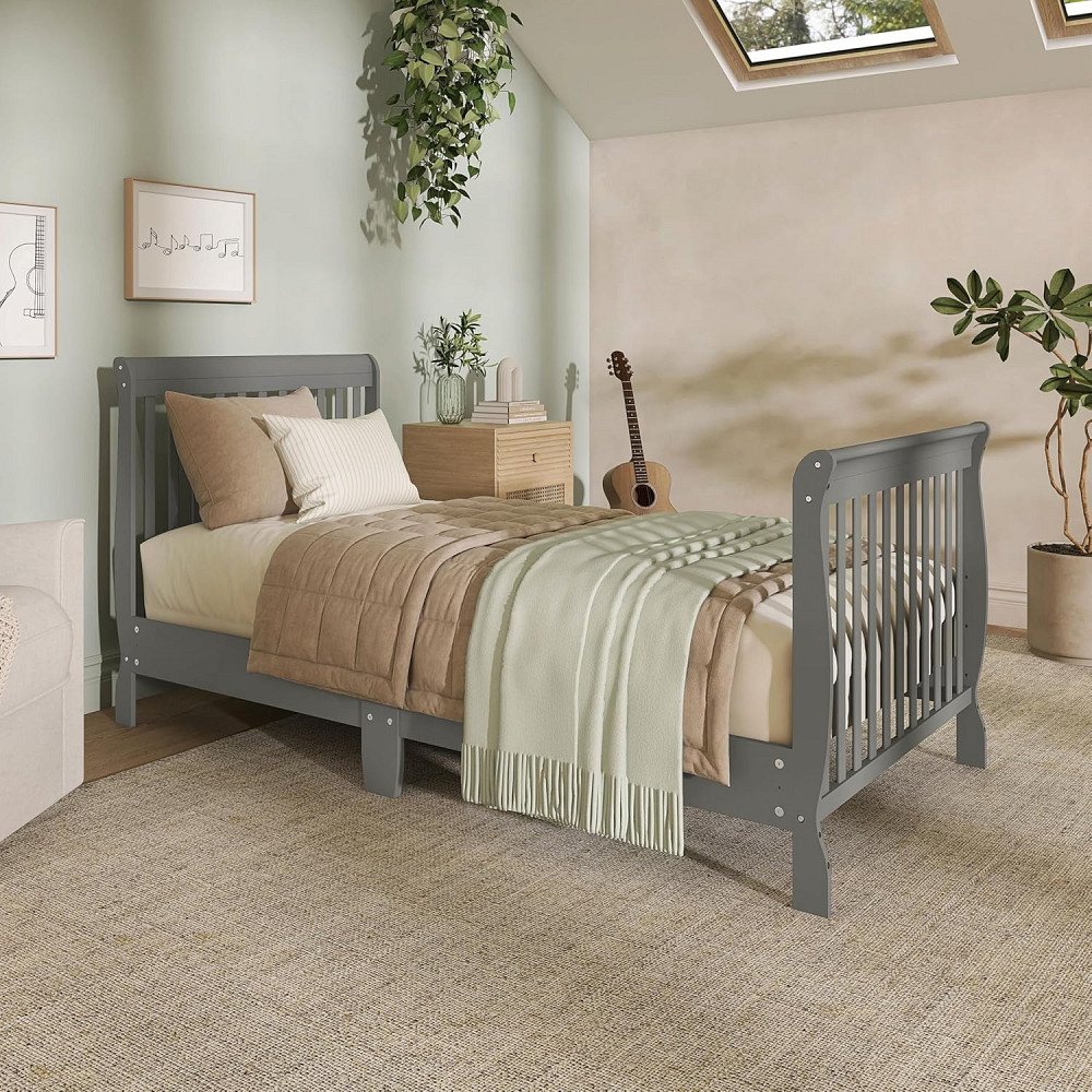 Dream On Me Chelsea 5-in-1 Convertible Full-Size Baby Crib in Steel Grey, GreenGuard Gold & BSA, Pin Richmond - photo 9