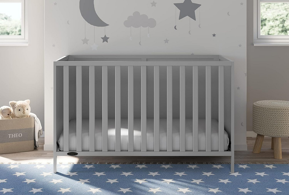Graco Theo 3-in-1 Convertible Baby Crib - GREENGUARD Gold Certified, Converts to Toddler Bed & Daybe Richmond - photo 2