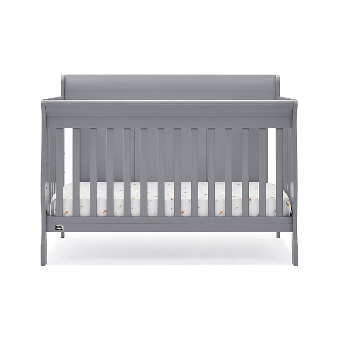 Simmons Kids Carter 6-in-1 Convertible Crib - Greenguard Gold Certified, Grey Richmond - photo 8
