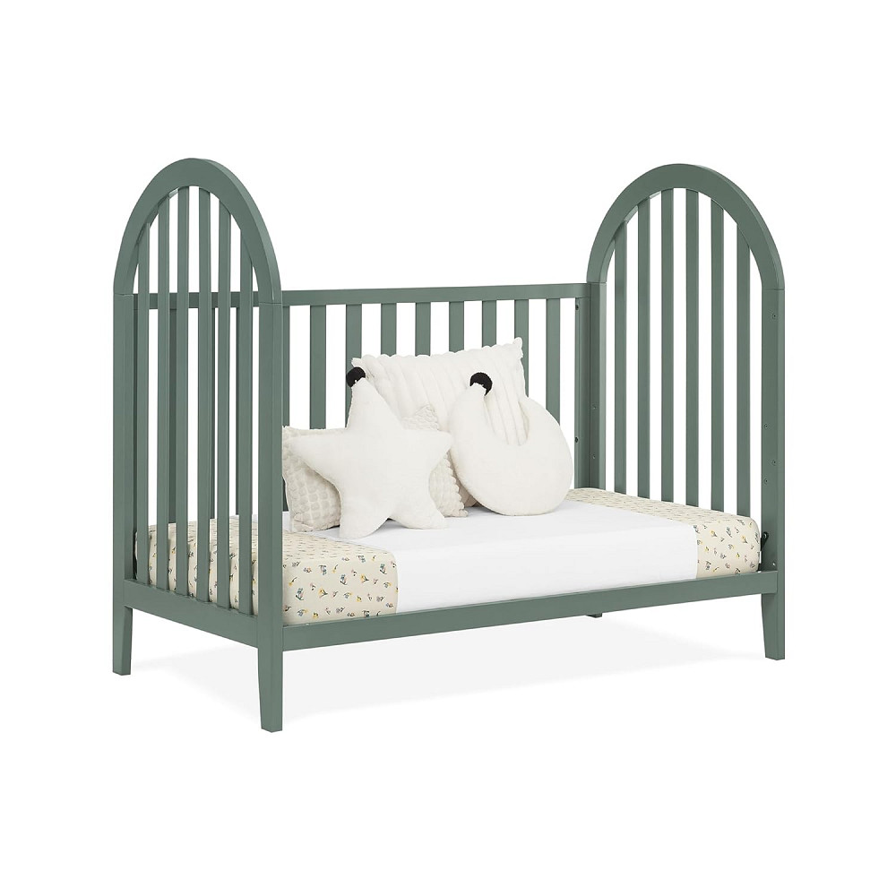 Delta Children Milano 4-in-1 Convertible Crib - Greenguard Gold Certified, Grassy Glen Richmond - photo 9