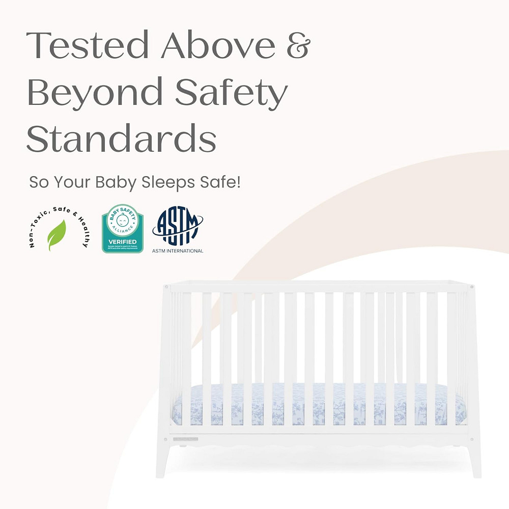 Delta Children Lulu 5-in-1 Convertible Crib, Converts to Toddler Bed, Daybed, Sofa & Full-Size Bed,  Richmond - photo 5