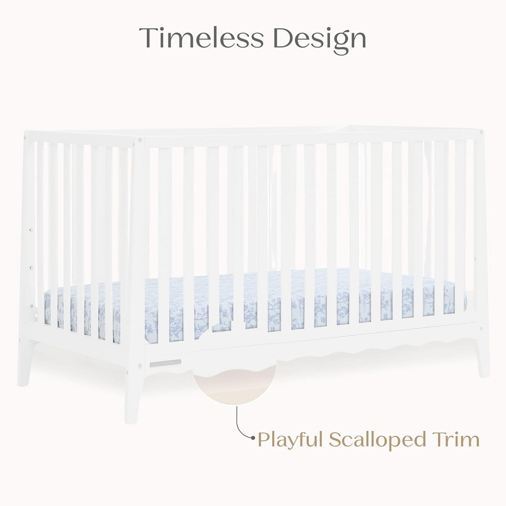 Delta Children Lulu 5-in-1 Convertible Crib, Converts to Toddler Bed, Daybed, Sofa & Full-Size Bed,  Richmond - photo 8