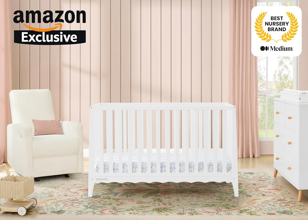 Delta Children Lulu 5-in-1 Convertible Crib, Converts to Toddler Bed, Daybed, Sofa & Full-Size Bed,  Richmond - photo 3