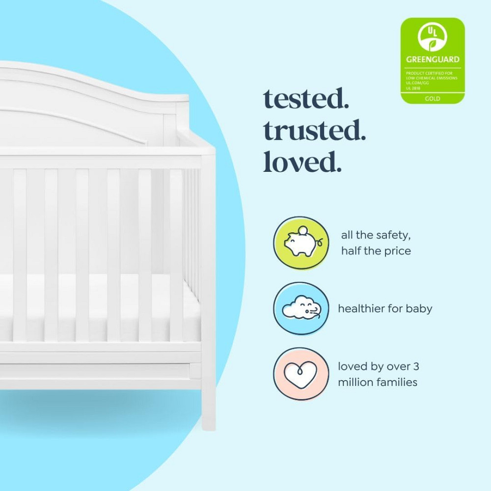 Davinci Charlie 4-in-1 Convertible Crib - GREENGUARD Gold Certified - Converts from Baby Crib to Tod Richmond - photo 5